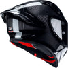 KYT R1R Carbon Solid Gloss Black Helmet