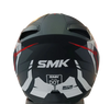 SMK GTJ Escape Black White Red Gloss (GL213) Helmet