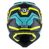 KYT Jumpshot #3 Black Aqua Gloss Helmet