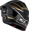 KYT Striker Davo Gloss Black Gold Helmet