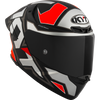 KYT TT Revo Electron Grey Red Matt Helmet