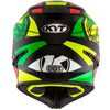 KYT Jumpshot #1 Gloss Black Green Fluro Helmet