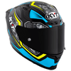 KYT Striker 2V #01 Gloss Black Blue Helmet