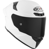 KYT TT Revo Plain White Gloss Helmet
