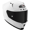 KYT Striker 2V Plain Gloss White Helmet