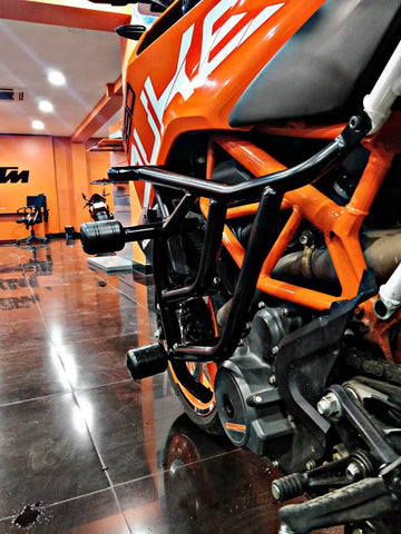 Hyperrider KTM Duke Crash Guard 250 390 BS4 BS6 (HRDUK201S) (Black)