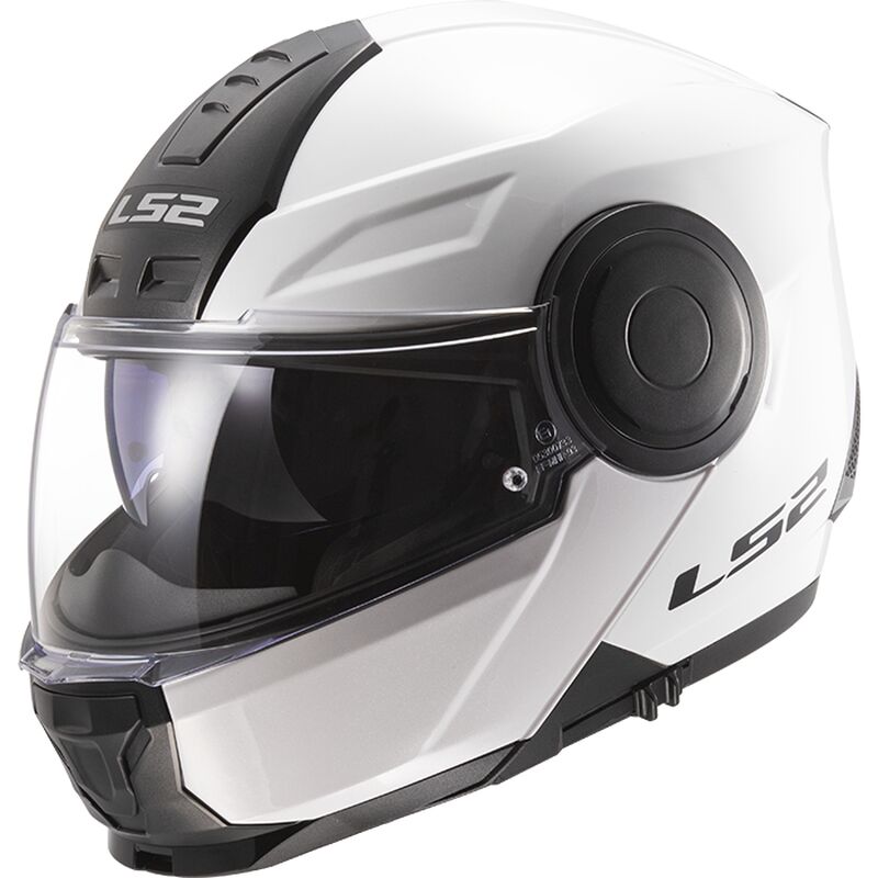 LS2 FF902 Scope Solid White Gloss Helmet - Main Image