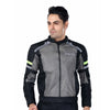 Raida Tourer Motorcycle Riding Jacket (Black Grey Hi Viz)