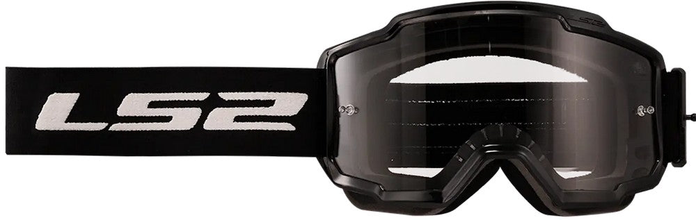 LS2 Charger Pro Goggles with Clear Visor (Black)