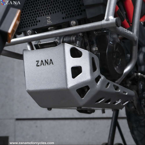 ZANA BMW G310 GS  G310R ALUMINIUM HEAVY DUTY SUMP GUARD SILVER (ZI-8188)