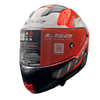 LS2 FF320 Stream Evo Letalis Grey Red White Gloss Helmet (D Ring)