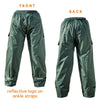 MOTOTECH Hurricane Tour Pro Rain Overtrousers Waterproof Pants with Cargo Pockets (Dark Grey)