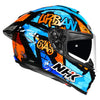 NHK K5R Glory Spark Gloss Black Blue Orange Helmet