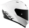 KYT Striker AF37 Livery Gloss Black White Helmet