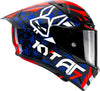 KYT R1R Carbon Fernandez Replica 2025 Gloss Blue Helmet