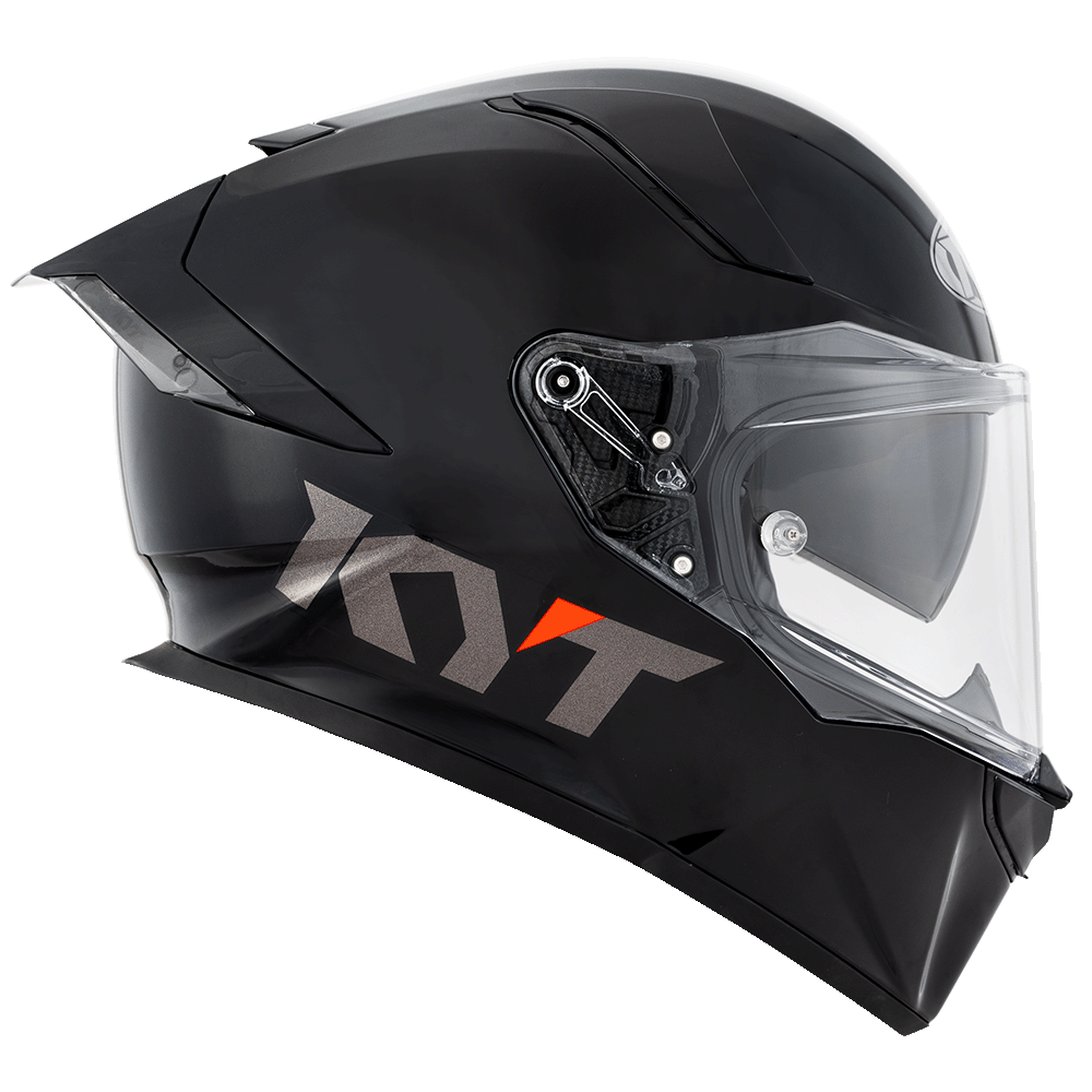 KYT R2R Pro Plain Gloss Black Helmet– Moto Central