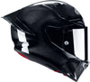 KYT R1R Carbon Solid Gloss Black Helmet