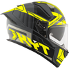 KYT R2R Pro Octane Matt Black Yellow Helmet