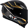 KYT Striker Davo Gloss Black Gold Helmet