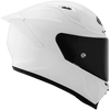KYT Striker 2V Plain Gloss White Helmet