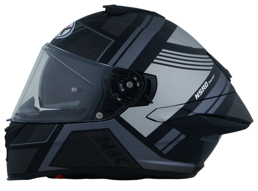 NHK K5R Fader Matt Black Grey Helmet