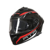 SMK Typhoon TVS Racing Edition Hurricane Gloss Black Red Helmet
