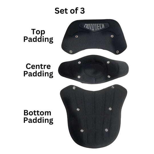 MOTOTECH Bulwark Knee Armour Replacement Inner Foam Pad (Set of 3)