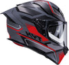 KYT R2R Pro Parsec Matt GRL Grey Red Helmet
