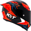 KYT Striker Fernandez Replica Gloss Black Red Helmet