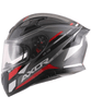 AXOR Apex Turbine Gloss Black Red Grey Helmet