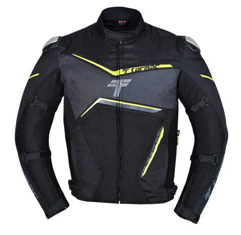 Tarmac Strike Level 2 Riding Jacket (Black Fluro Green)