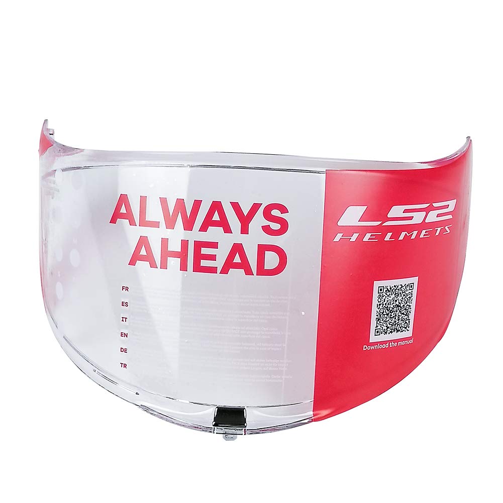 LS2 FF323 Visor Light Smoke, Visiera Parasole Fumé Per Casco, In Policarbonato Ottico 3D, Antigraffio E Anti-UV