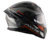 AXOR Apex Turbine Gloss Black Orange Grey Helmet