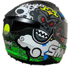 SMK Bionic Youth Chimpz Matt Black Grey Yellow (MA264) Helmet