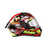 SMK Stellar Sports Turbo Gloss Black Red Yellow (GL234) Helmet