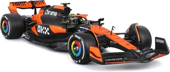 Bburago F1 McLaren MCL38 Miami Grand Prix 2024 #4 (Orange)