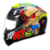 MT Hummer B Baby Bang Gloss Black Red Yellow A3 Helmet