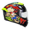 MT Hummer B Baby Bang Gloss Black Red Yellow A3 Helmet