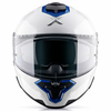 AXOR Brutale Corsa Gloss White Blue Helmet