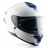 AXOR Brutale Corsa Gloss White Blue Helmet