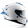 AXOR Brutale Corsa Gloss White Blue Helmet
