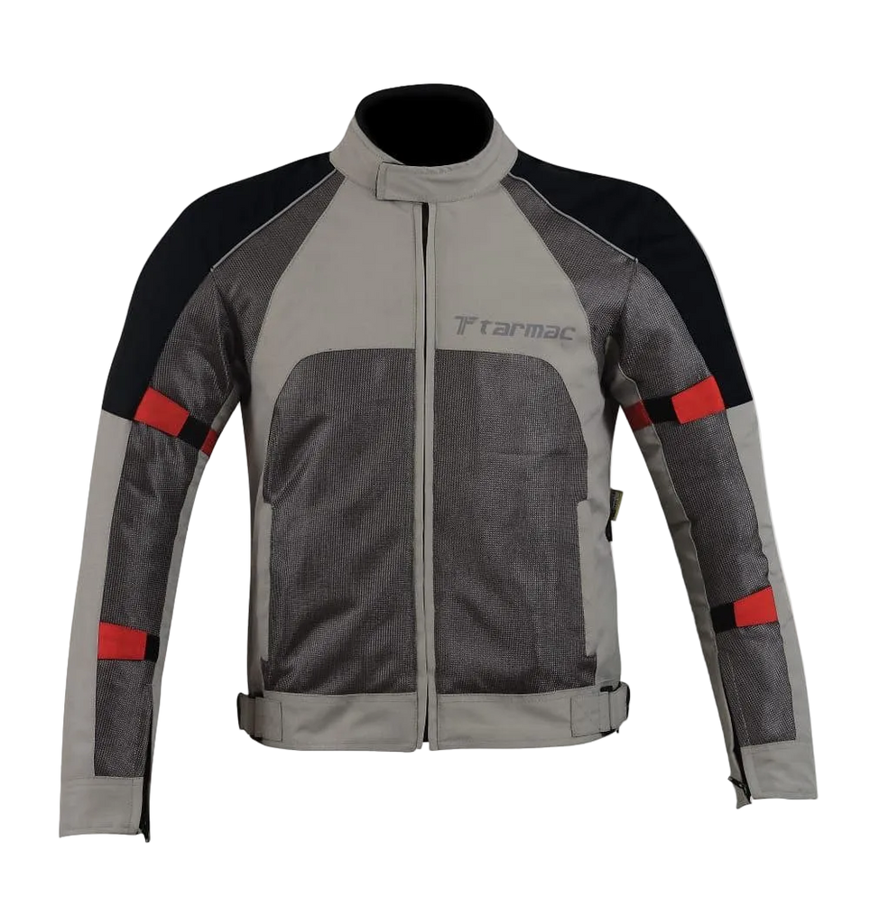 Tarmac Drifter Level 1 Mens Riding Jacket (Black Grey Red)