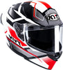 KYT R2R Pro Parsec Gloss White Red Helmet