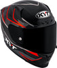KYT Striker Davo Replica Gloss Black Red Fluro Helmet