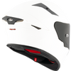 KYT TT Revo Plain White Gloss Helmet