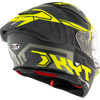KYT R2R Pro Octane Matt Black Yellow Helmet