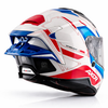 AXOR Brutale Ryden Gloss White Red Helmet