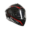 SMK Typhoon TVS Racing Edition Hurricane Gloss Black Red Helmet
