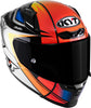 KYT Striker Runs Gloss White Helmet
