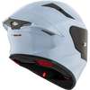 KYT TT Revo Plain Sea Blue Gloss Helmet